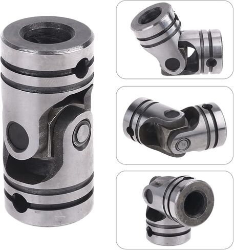 Universal Joints Diameter 16mm/20mm Universal Coupling Shaft Coupling Motor Connector DIY Steering Steel Universal Joint for Connecting Model Cars, Model Ships, Robots, et(8mm) in Saudi Arabia