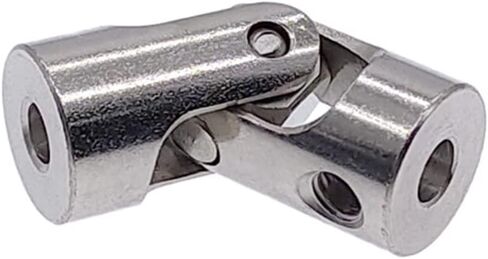 Universal Joints Boat car Shaft Coupler Universal Coupling Motor Connector Metal Universal Joint couplings Carbon Steel for Connecting Model Cars, Model Ships, Robots, et(4mm-4mm) in Saudi Arabia