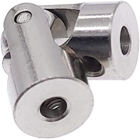 Universal Joints Boat car Shaft Coupler Universal Coupling Motor Connector Metal Universal Joint couplings Carbon Steel for Connecting Model Cars, Model Ships, Robots, et(4mm-4mm) in Saudi Arabia