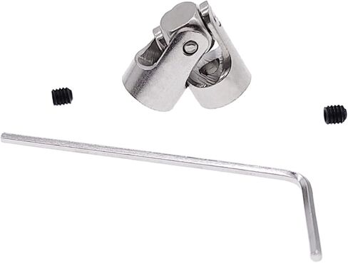 Universal Joints Boat car Shaft Coupler Universal Coupling Motor Connector Metal Universal Joint couplings Carbon Steel for Connecting Model Cars, Model Ships, Robots, et(4mm-4mm) in Saudi Arabia