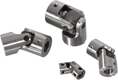 Universal Joints 09G Cross Universal Joint Coupling Precision Single and Double Joint Telescopic cardan Joint Needle Roller Bearing Shaft Coupler for Connecting Model Cars, Model Ships, Robots, et in Saudi Arabia