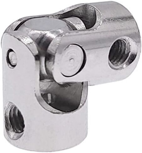 Universal Joints Universal coupling boat car shaft coupler motor connector metal universal joint couplings 2*2mm 2*2.3mm 2.3*2.3mm carbon steel for connecting model cars, model ships, robots, et(2mm-2 in Saudi Arabia