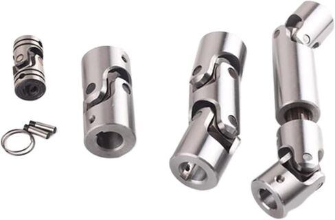 Universal Joints Single Double Joint Cross Universal Joint Coupling Expansion Joint high Precision Needle Roller Bearing for Connecting Model Cars, Model Ships, Robots, et(4PCS,06G 18X36X74) in Saudi Arabia