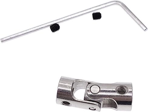 Universal Joints Shaft Coupler Boat car Universal Joint Coupling Carbon Steel Shaft couplings Motor Connector Length 23mm Width 9mm for Connecting Model Cars, Model Ships, Robots, et(3mm-4mm) in Saudi Arabia