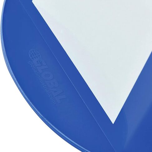Global Industrial Inventory Control Cone W/Dry Erase Decals, 10"L x 10"W x 5"H, Blue, Lot of 5 in Saudi Arabia