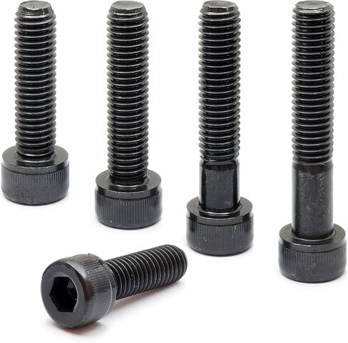 Monsterbolts-1/4 "-28 × 1-1/4" مسامير رأس المقبس ، ASTM A574 ، الصلب سبيكة ، أكسيد أسود ، 10 حزمة in Kuwait
