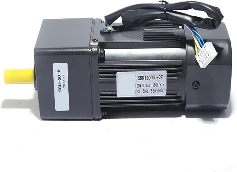 asynchronous motor 120W 220V Micro AC Motor 5RK120RGU-CFMatched 5GU Gearbox and US-52 Speed Controller 5RPM-1350RPM For Wire Stripping Machine(5K (0-270 rpm)) in Saudi Arabia