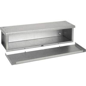 Hoffman F101024RTGV, Econo Trough, Type 3R, 10.00x10.00x24.00, Galvanized in Kuwait