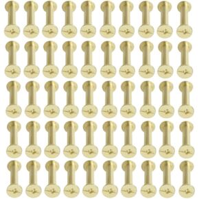 مسامير شيكاغو ، المسامير ， 50pcs ذهبية ملزمة M5 حقيبة جلدية الحزام السكر الكس غيرها in Kuwait