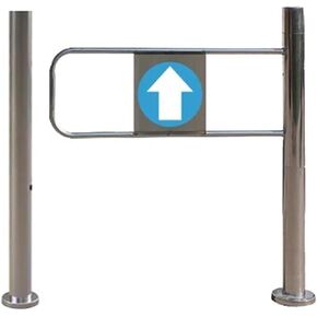 بوابة الباب التي تتأرجح في اتجاه واحد من الفولاذ المقاوم للصدأ ، باب للمشاة للسوبر ماركت ومدخل المكتبة ، لسوبر ماركت مراكز التسوق في المطاعم ، باب واحد (يمين) (60 × 97 سم) in Kuwait