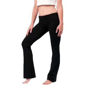 سروال اليوغا الذيل الثابت الذيل - الأسود (S ، أسود) in Kuwait