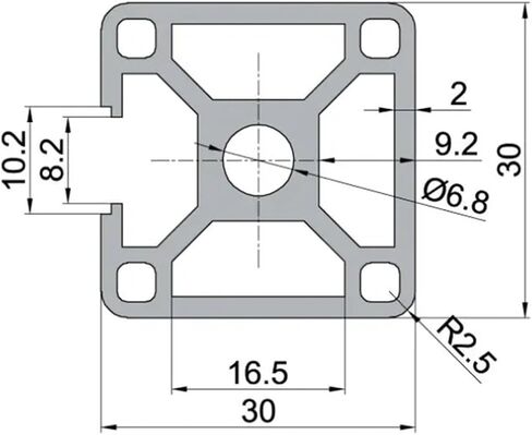 2 PCS 3030U ANODIDED ANODIDE ANODID in Saudi Arabia
