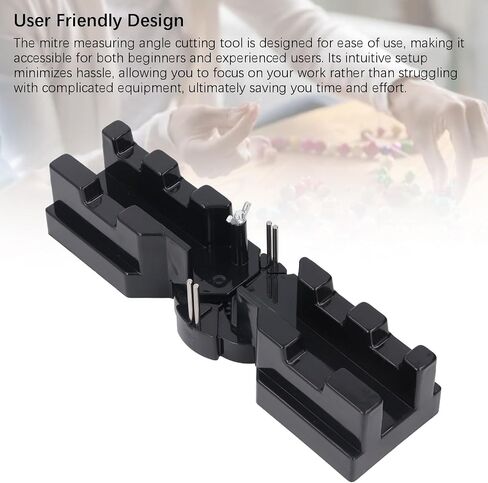 Mitre Angles Cutting Tool, Accurate 2 in 1 Sawing Mitre Angles Cutting Tool for Woodworking, ABS and Stainless Steel, Home Improvement, Carpentry in Saudi Arabia