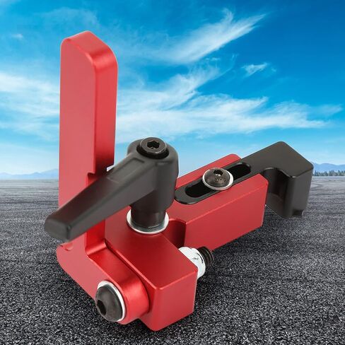 Alloy Steel Type 75 Woodworking Tool Miter Track Stop, Accurate Length Limit Device for Standard T Track, Easy to Use, with Great Helper for Woodworker, Easy to Carry, Simple to in Saudi Arabia
