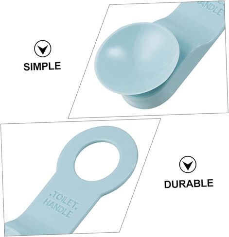 NUOBESTY 4pcs Toilet Seat Lifter Handles Anti-touch Bathroom Accessory for Hygienic Use Suction Cup Design for Easy Lifting Fits Toilet Seats White Gray Light Pink Light Blue in Saudi Arabia