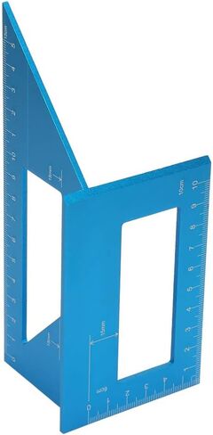ymiko 45/90 درجة المقياس miter ، مقياس سبيكة الألومنيوم SA miter ، أداة سرج سرج متعددة الوظائف (الأزرق) in Saudi Arabia