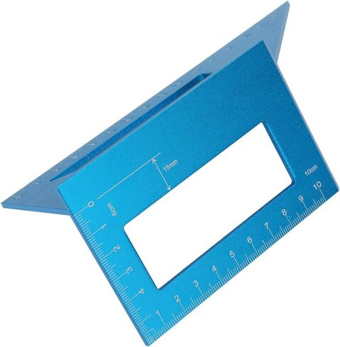ymiko 45/90 درجة المقياس miter ، مقياس سبيكة الألومنيوم SA miter ، أداة سرج سرج متعددة الوظائف (الأزرق) in Saudi Arabia