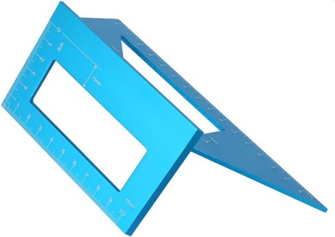 ymiko 45/90 درجة المقياس miter ، مقياس سبيكة الألومنيوم SA miter ، أداة سرج سرج متعددة الوظائف (الأزرق) in Saudi Arabia