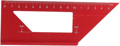 ymiko 45/90 درجة المقياس miter ، مقياس سبيكة الألومنيوم SA miter ، أداة سرج سرج متعددة الوظائف (الأزرق) in Kuwait