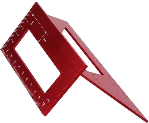 ymiko 45/90 درجة المقياس miter ، مقياس سبيكة الألومنيوم SA miter ، أداة سرج سرج متعددة الوظائف (الأزرق) in Kuwait