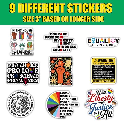 [7.5x3.75] Resist Fascism Bumper Sticker Protest Car Sticker Social Justice Decal Human Rights Sticker Antifascist Banned Books Feminist Bumper Sticker Patriots Gifts Decor for Car Truck in Kuwait