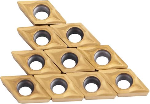 10pcs CNC Carbide Tips إدراج أداة مخرطة قاطع الشفرة مع صندوق ، مصنوع من كربيد ، يوفر تشطيبًا فعالًا للمعادن وارتداءها ومواد كيميائية in Kuwait