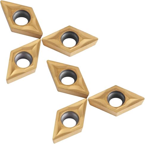 10pcs CNC Carbide Tips إدراج أداة مخرطة قاطع الشفرة مع صندوق ، مصنوع من كربيد ، يوفر تشطيبًا فعالًا للمعادن وارتداءها ومواد كيميائية in Kuwait