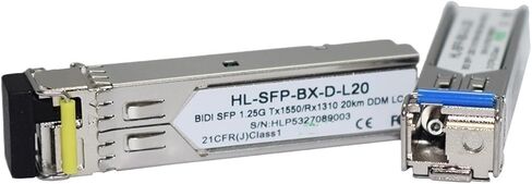 1pcs 1.25G 20KM 1000BASE-BX SFP Module 1310/1550 20KM LC/SC Connector(10 Pairs 20KM SC) in Saudi Arabia