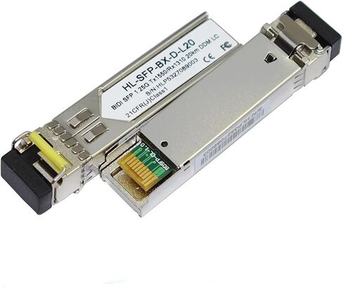 1pcs 1.25G 20KM 1000BASE-BX SFP Module 1310/1550 20KM LC/SC Connector(10 Pairs 20KM SC) in Saudi Arabia