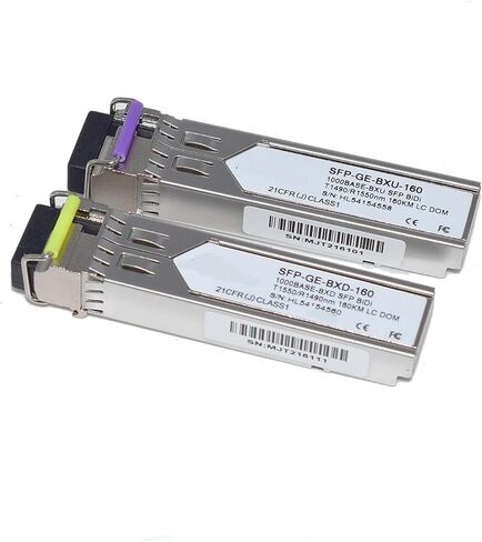 1pcs 1.25g SFP 160km 1490/1550nm ، وحدة الألياف الضوئية LC (زوج واحد 160 كم) in Saudi Arabia