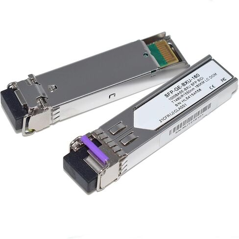 1pcs 1.25g SFP 160km 1490/1550nm ، وحدة الألياف الضوئية LC (زوج واحد 160 كم) in Saudi Arabia