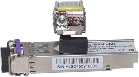 1490/1550nm LC SM Simplex Fiber Optic 1.25G WDM 80km SFP Transceiver in Saudi Arabia