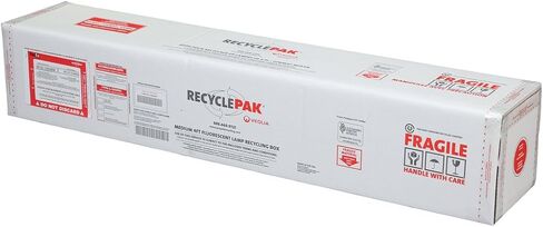 Supply Supply-043 Recycle Recycle Pak Prepaid Lamp Recycling Box ، 8.5 × 8.5 × 48 "، 1.5" × 49.6 "× 9.25" in Kuwait