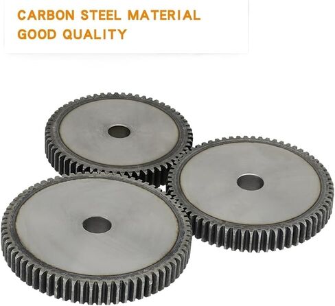Steel Motor Drive Gear Spur Gear 1.5M-94/95/96/97/98/100/110/120 Teeth Carbon Steel Cylindrical High Frequency(1.5M96T - Bore 16 mm) in Saudi Arabia