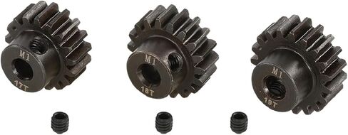 Steel Motor Drive Gear 1pcs M1 5mm 11t 12t 13t 14t 15t 16t 17t 18t 19t 20t 21t 22t 23t 24t 25t 26t 27t 28t 29t 30t Pinion Motor Gear(1PCS M1 17T) in Saudi Arabia
