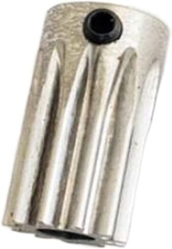 Steel Motor Drive Gear 2pcs K Type 0.5M Steel Spur Gear 12 13 14 15 16 17 18 19 20 Teeth Motor Gear Hole Diameter 3mm Metal Brass Gear Pinion(13 Teeth) in Saudi Arabia