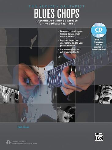 The Serious Guitarist -- Blues Chops: A Technique-Building Approach for the Dedicated Guitarist, Book & MP3 CD in Saudi Arabia