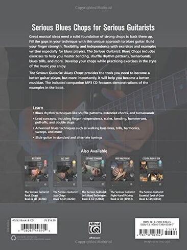 The Serious Guitarist -- Blues Chops: A Technique-Building Approach for the Dedicated Guitarist, Book & MP3 CD in Saudi Arabia
