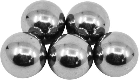 5PK Ball Bearings, 25mm Each - Steel - Great for Physics & Mechanics Experiments - Eisco Labs in Saudi Arabia