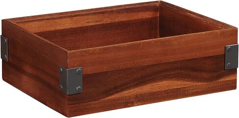 يحصل. WB-664WD-W Urban Renewal Walnut 6 "صندوق عرض خشب ريفي ، 6" × 6 "× 4" in Saudi Arabia