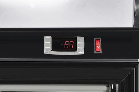 51" Commercial Glass 2 Door Display Refrigerator Merchandiser - Upright Beverage Cooler With Led Lighting in Saudi Arabia