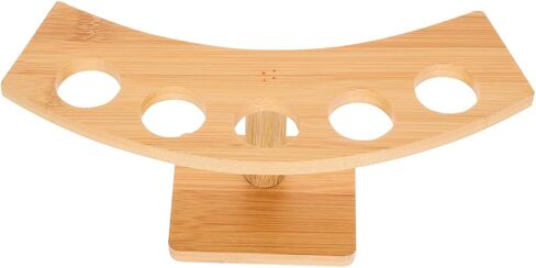 حامل مخروط الآيس كريم حامل للوشي رف شاشة متين للمطاعم والحفلات بسلاسة لإنهاء خمسة لسهولة الوصول in Kuwait