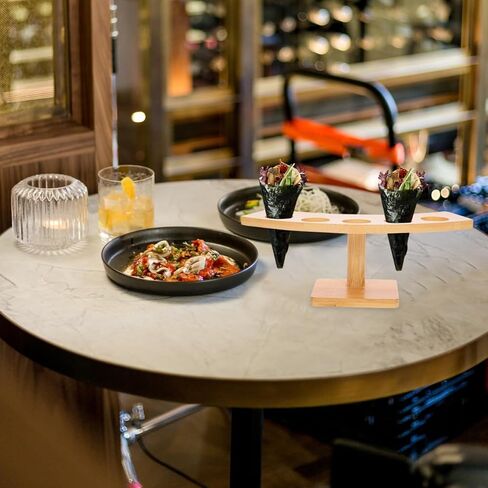 حامل مخروط الآيس كريم حامل للوشي رف شاشة متين للمطاعم والحفلات بسلاسة لإنهاء خمسة لسهولة الوصول in Kuwait