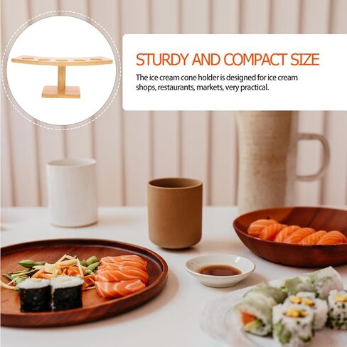 حامل مخروط الآيس كريم حامل للوشي رف شاشة متين للمطاعم والحفلات بسلاسة لإنهاء خمسة لسهولة الوصول in Kuwait