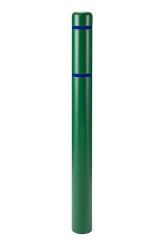 Bollardgard 4 "× 52" Cover Bollard Green (شريط أبيض أخضر) in Kuwait