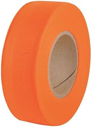Biodegradbl Flagging Tape, Orng Glo, 100ft in Saudi Arabia