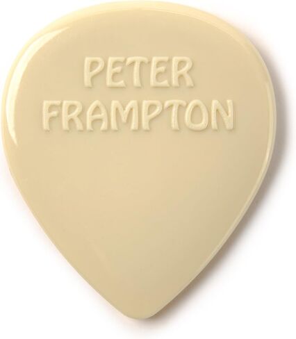Peter Frampton Vintage Jazz Teardrop Pick - White - 24 Pack in Saudi Arabia