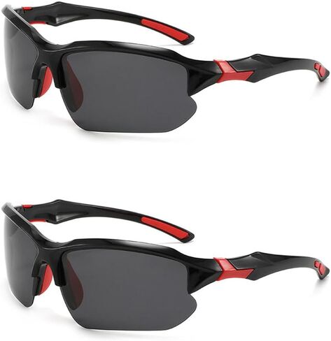 Sports Sunglasses for Men & Women - UV400 Protection, Night Driving, Cycling, Running, Outdoor Activities in Saudi Arabia