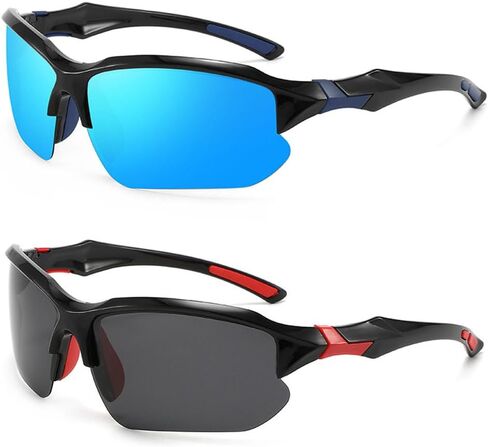 Sports Sunglasses for Men & Women - UV400 Protection, Night Driving, Cycling, Running, Outdoor Activities in Saudi Arabia