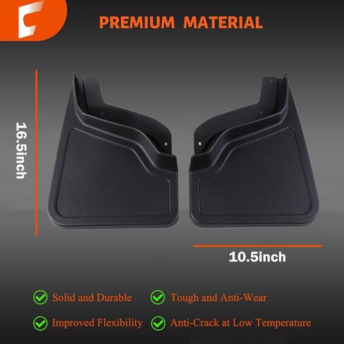للاطلاع على إكسسوارات الالتقاط الهاممر EV اللوحات الطينية ، حراس Mudguards 2pcs ، واقي دفقة خلفية لا يوجد حفر مطلوب مع Hummer EV Pickup 2022 2023 2024 2025+ (ABS) in Saudi Arabia